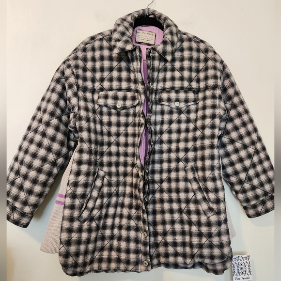 We the Free by Free People Plaid Quilted Jacket - Picture 3 of 15